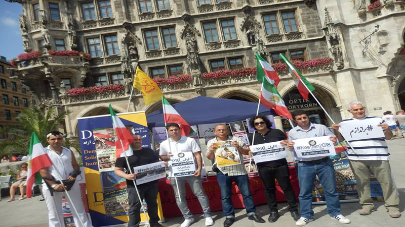 الشعب الايراني يتضامن مع المؤتمر السنوي العام للمقاومة في باريس