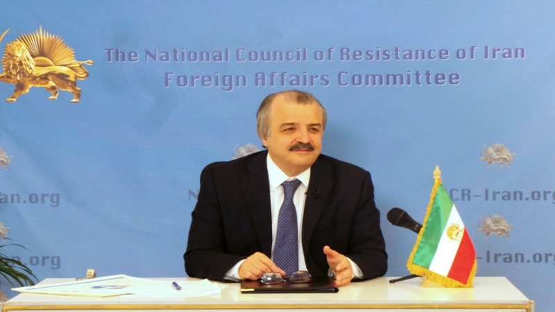 محمد محدثين، رئيس لجنة الشؤون الخارجية في المجلس الوطني للمقاومة الإيرانية-