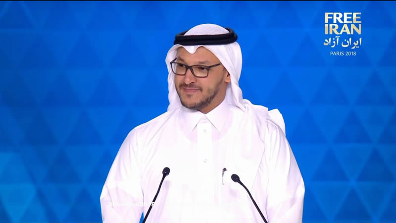 سلمان الأنصاري من السعودية في المؤتمر السنوي العام للمقاومة الايرانية4-