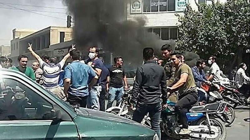 اندلاع المظاهرات في كبريات المدن الإيرانية اليوم الخميس 02 اغسطس 2018-min