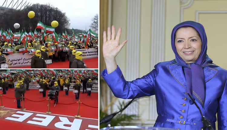 رسالة مريم رجوي إلى تظاهرة الإيرانيين في وارسو