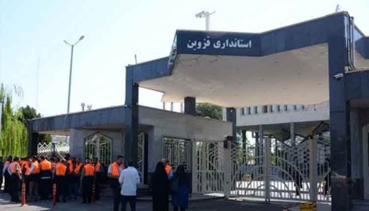 تجمع احتجاجي لموظفي الدائرة العامة للطرق وبناء المدن بمحافظة قزوين