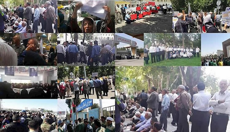 أكثر من 164 حركة احتجاجية في 54 من المدن الإيرانية ضد نظام الملالي في شهر يونيو2019