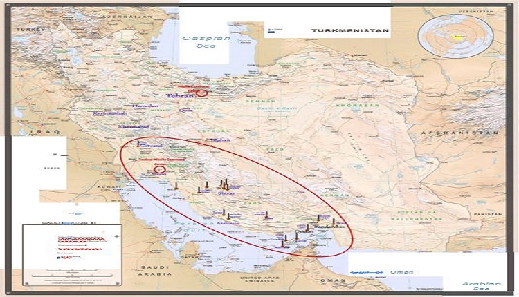 خريطة إيران