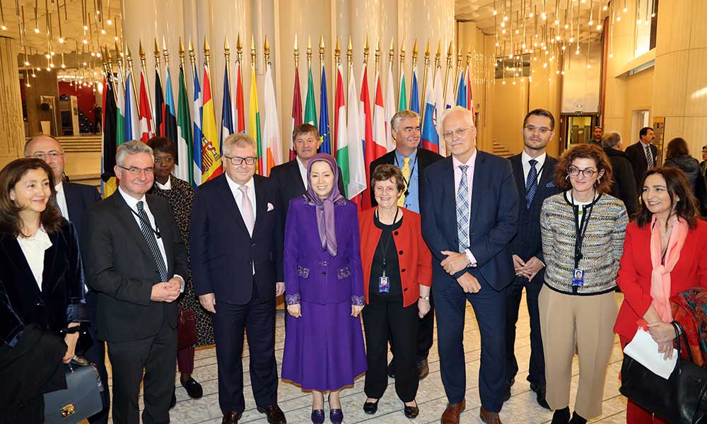 مریم رجوي: دعوة إلى اتخاذ سياسة أوروبية حازمة لدعم مقاومة الشعب الإيراني من أجل الديمقراطية