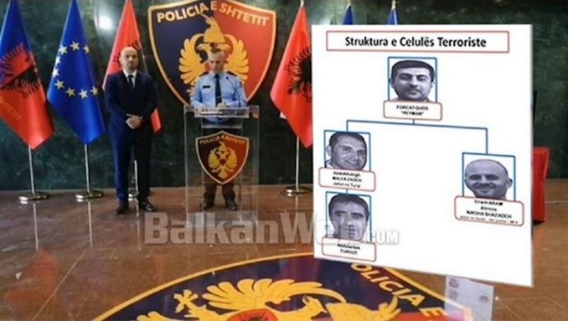 رئيس الشرطة الألبانية يكشف عن خلية إرهابية للملالي ناشطة ضد مجاهدي خلق