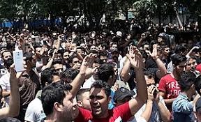 هزائم إيران في نوفمبر،احتجاجات مدن إيرانية وبغداد وبيروت