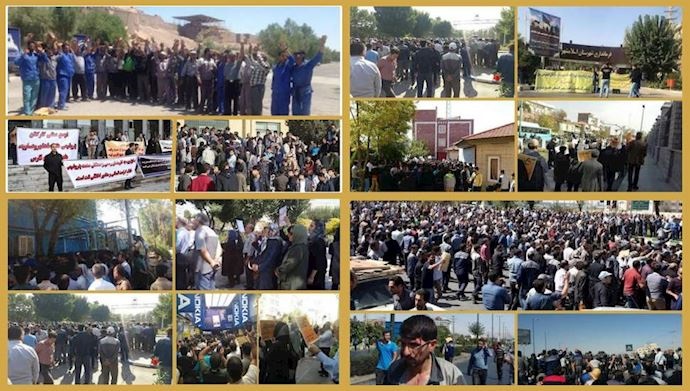 رغم الإجراءات القمعية.. 207 حركة احتجاجية في إيران خلال أكتوبر2019