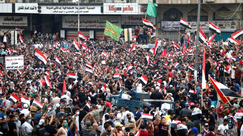 الدعم الإقليمي والعالمي للمظاهرات العراقية