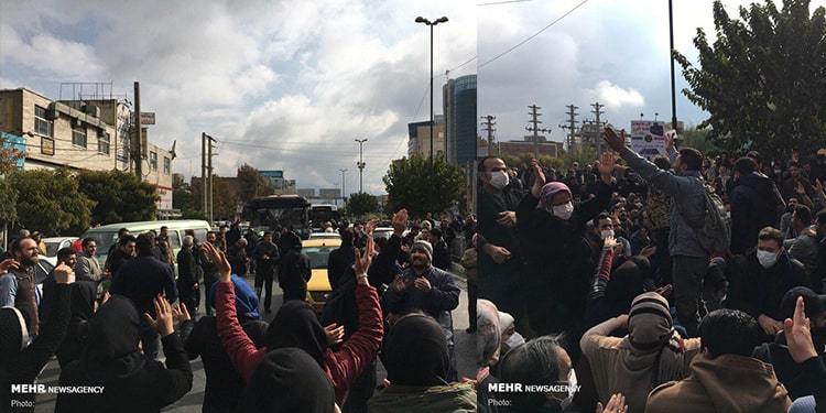 مشاركة ما لا يقل عن 5200 امرأة في 3 أيام من انتفاضة إيران في 100 مدينة