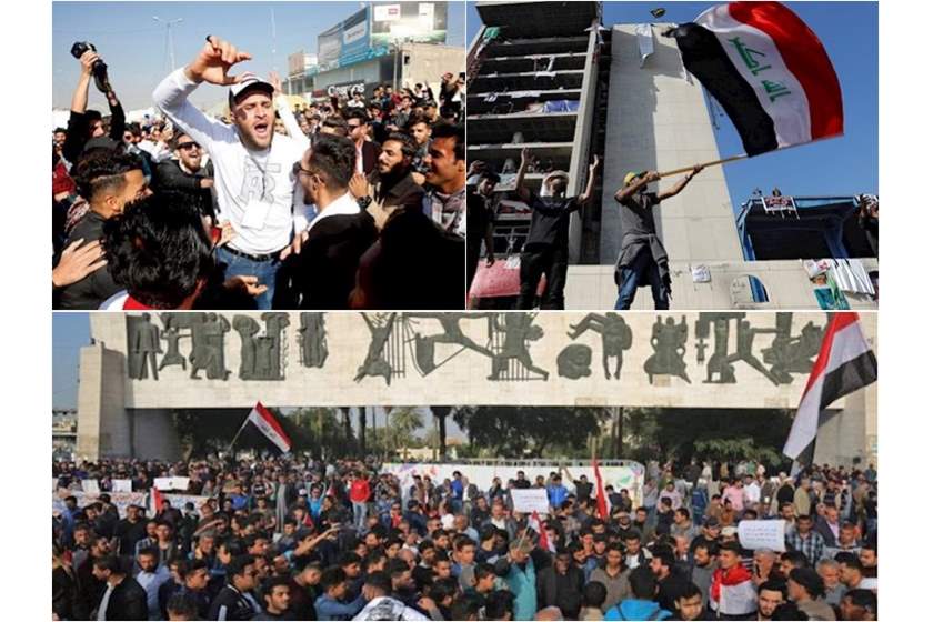 متظاهرو العراق يوجهون رسالة إلى القوى السياسية: الحراك الشعبي هو من سيشكل الحكومة