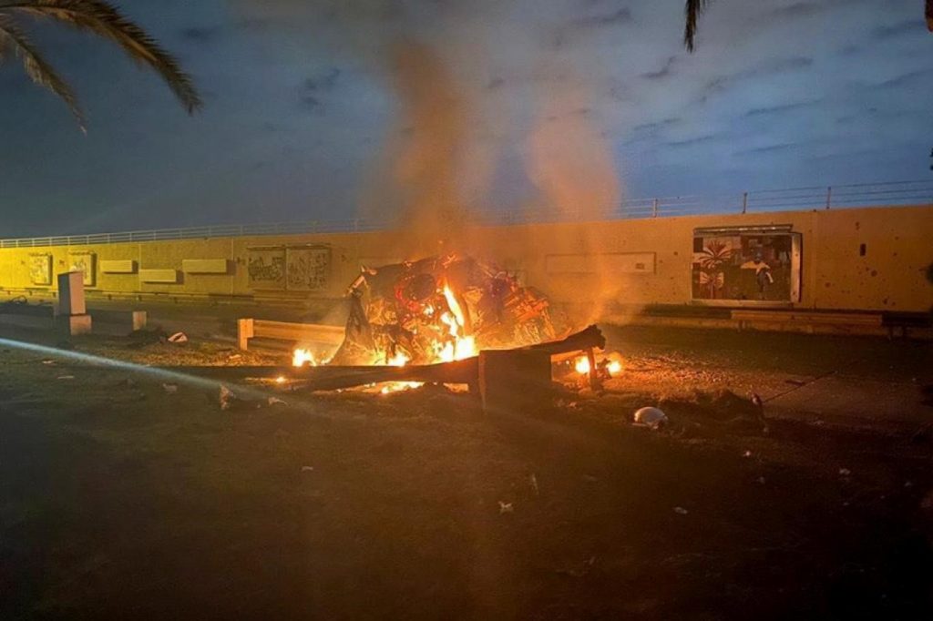 هؤلاء الذين قتلوا مع سليماني في عملية البرق الأزرق قائد فيلق القدس ونائب رئيس الحشد الشعبي ومسؤولَي مديرية العلاقات والآليات بالحشد وغيرهم
