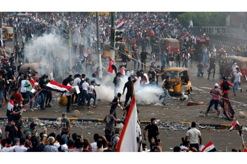 تصعيد جديد للاحتجاجات بالعراق.. وسقوط عشرات الجرحى برصاص القوات الأمنية