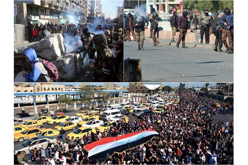 شهيدان وإصابة 18 في احتجاجات العراق.. ومفوضية حقوق الإنسان توثق استشهاد 12 متظاهراً