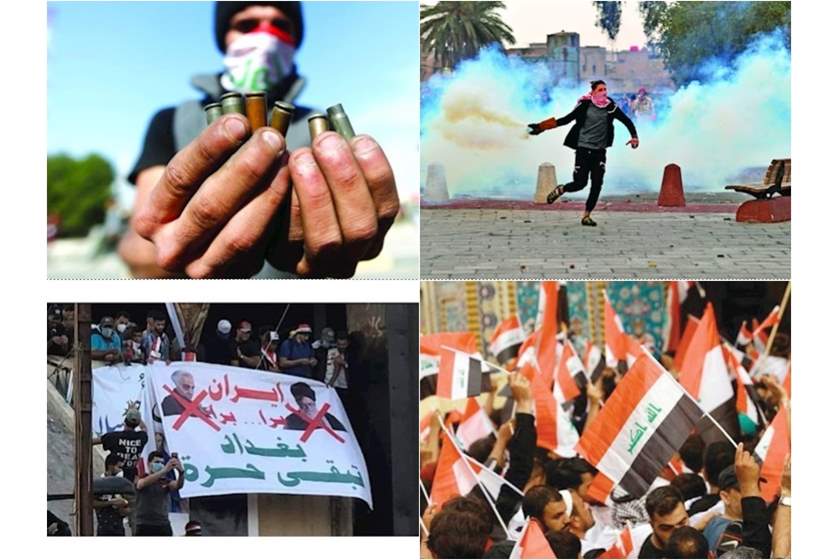 العراق يزداد اشتعالاً.. ومتظاهرون: متواصلون حتى تحقيق المطالب ونرفض نفوذ الملالي