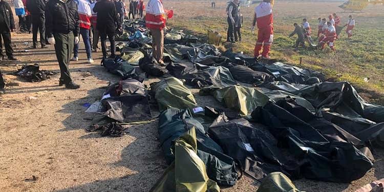 من بين ضحايا تحطم الطائرة الأوكرانية 81 امرأة و 15 طفلاً