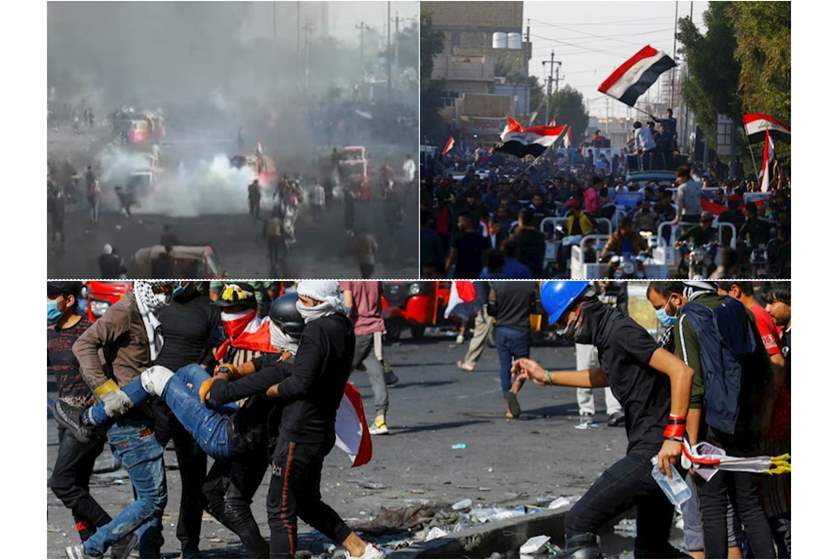 شهيد وأكثر من 70جريحا في بغداد.. ومتظاهرو العراق يتوعدون بأربع خطوات للتصعيد