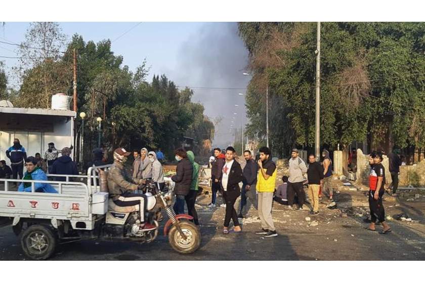 متظاهرو الناصرية يقطعون الجسور.. وإضراب مستمر وطلاب في ساحات التظاهر