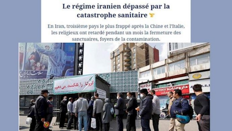لوفيغارو: النظام الإيراني عاجز عن السيطرة على كارثة كورونا