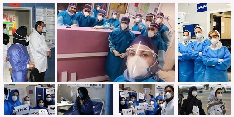 الممرضات والأطباء الإيرانيين معرضون لخطر كبير من فيروس كورونا