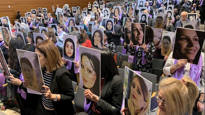 تقرير عن تجمع الإيرانيين الأحرار بمناسبة اليوم العالمي للمرأة في ستوكهولم