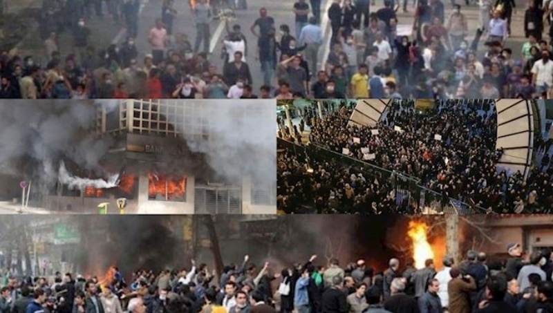 3121 حركة احتجاجية في 251 مدينة في جميع أرجاء إيران في العام الإيراني المنصرم