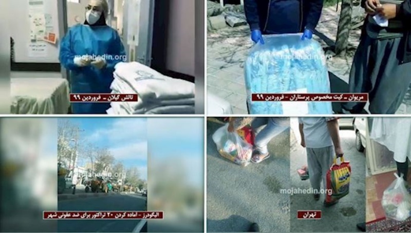 إيران.. نشاطات لمجالس المقاومة الشعبية في مكافحة كورونا في مدن إيرانية