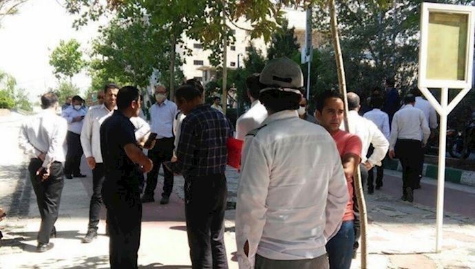 احتجاجات في إيران ضد نظام الملالي يوم الثلاثاء 12 مايو