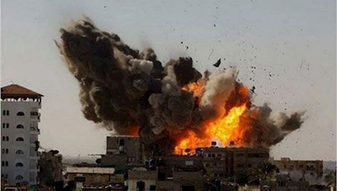قصف مواقع للنظام الإيراني بريف حماة في سوريا
