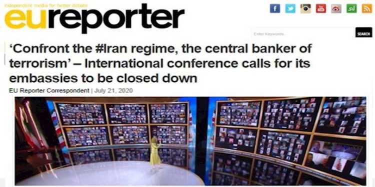 اي يو ريبورتر: دعوة إلى مواجهة النظام الإيراني - مؤتمر دولي يطالب بإغلاق سفاراته