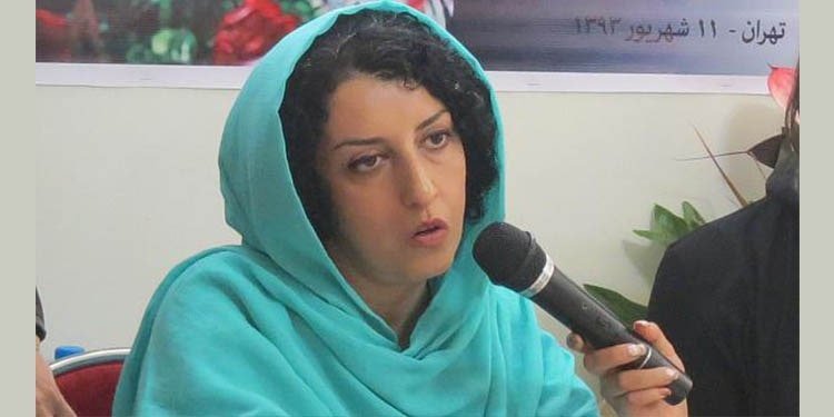 إصابة نرجس محمدي، ناشطة في مجال حقوق الإنسان، وست نساء أخريات في سجن زنجان بكورونا