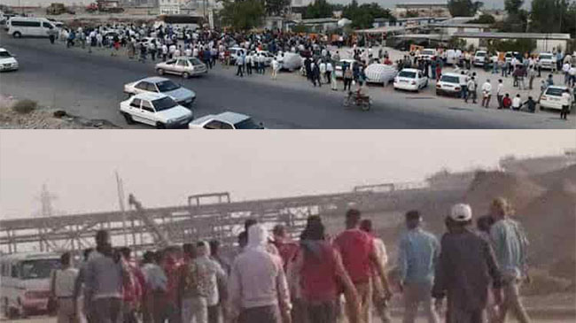 إضراب العمال والعاملين في منشآت النفط والغاز والبتروكيمياويات لليوم الثامن في 12 محافظة