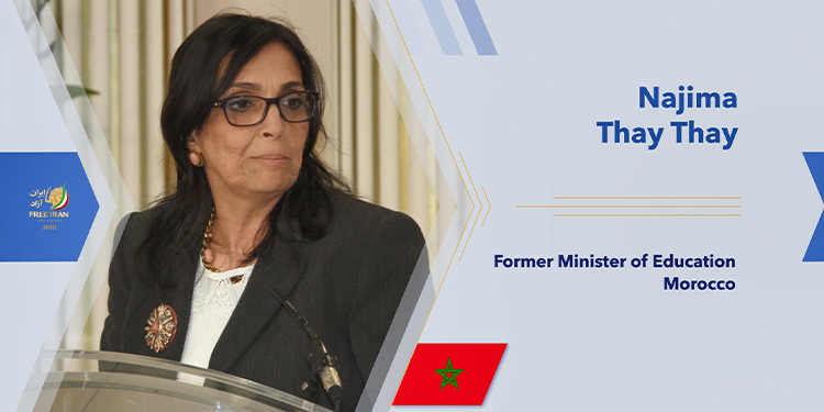 رسالة السيدة نجيمة طاي طاي وزير التعليم والشباب الأسبق المغرب