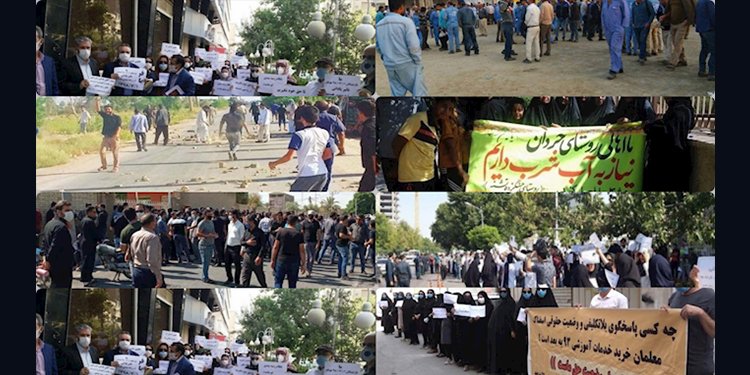 احتجاجات في إيران .. 331 احتجاجا شعبيا ضد النظام في أغسطس/ آب