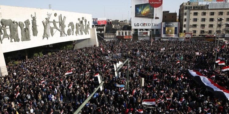 تستمر الاحتجاجات في العراق ضد الإرهابيين بالوكالة عن النظام الإيراني والفساد