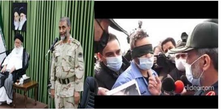 أطلق قاسم رضائي نائب قائد قوى الأمن الداخلي عربدة وبلطجة أمام كاميرا إعلامية