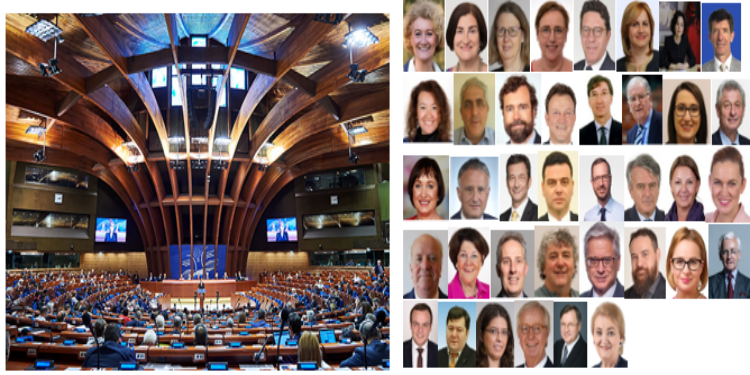 40 عضوًا في التجمع البرلماني للمجلس الأوروبي (PACE)