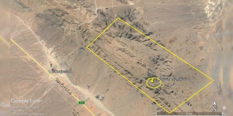 صورة نشرتها المعارضة الإيرانية توضح موقع "المفاعل السري" في محافظة فارس