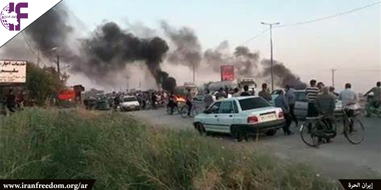 خوزستان: اللیلة الخامسة من الاحتجاجات على نقص المياه