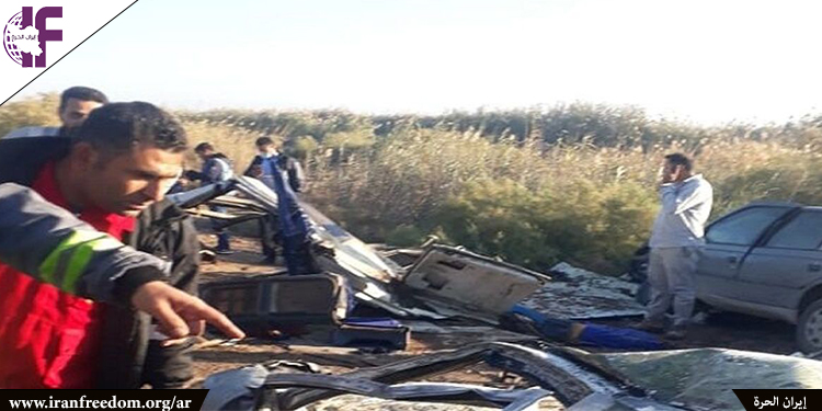 الحادث الكارثي على طريق الأهواز- خرمشهر