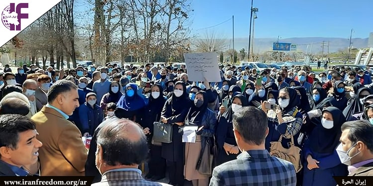 المعلمون ينظمون احتجاجات في العديد من المدن في جميع أنحاء إيران