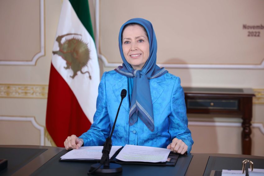 مريم رجوي: إيران تعيش اليوم حالة ثورة كبيرة