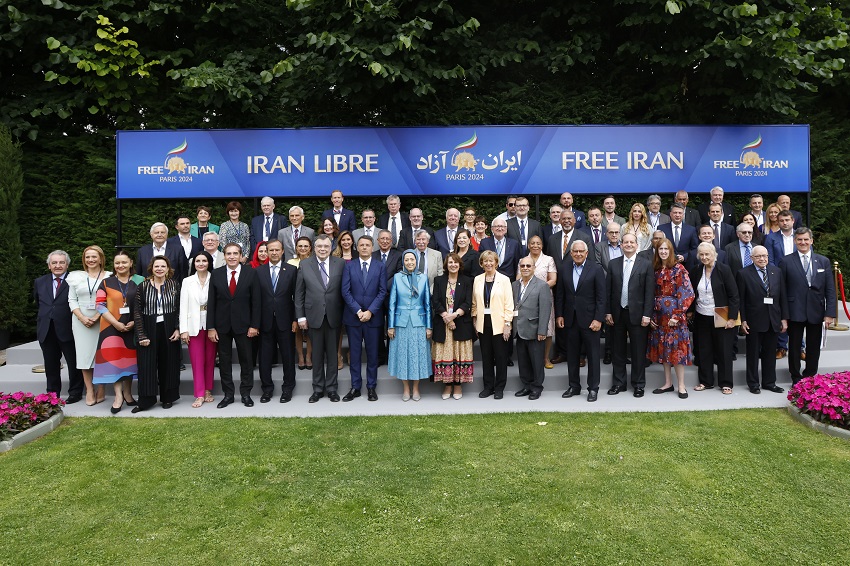تجمع إيران الحرة 2024 في وسائل الإعلام الدولية
