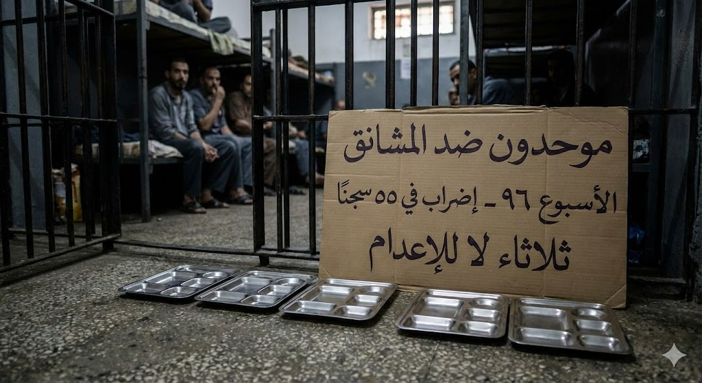 اتساع نطاق حملة "ثلاثاء لا للإعدام" في أسبوعها الـ 96: سجناء سياسيون في 55 معتقلاً إيرانياً يضربون عن الطعام احتجاجاً على "آلة القتل المتسارعة" للأسبوع السادس والتسعين على التوالي، يواصل السجناء السياسيون في مختلف أنحاء إيران حراكهم الاحتجاجي الدؤوب المعروف بـ "ثلاثاء لا للإعدام".