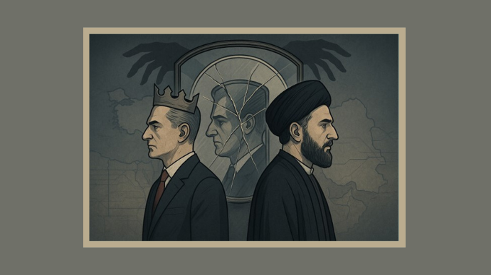 • شعوبنا بين شعارات الأنظمة الإستعمارية والأنظمة الوكيلة نظام الشاه ونظام الملالي.. نظامان وكيلان تابعا مصالح القوى الإستعمارية بإخلاص ولم تسمهما هذه القوى بسوء حتى كان للشعب القول الفصل وسيكون..