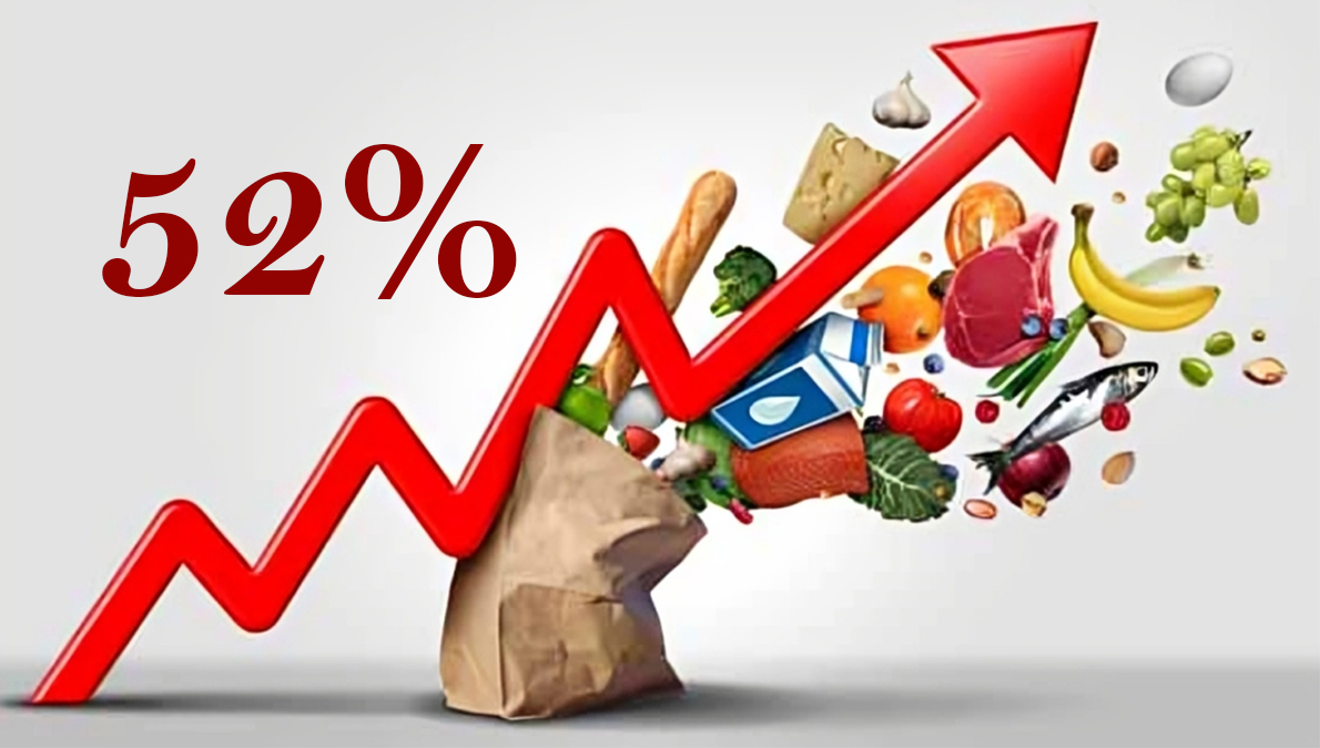 قفزة الأسعار تكسر ظهر الإيرانيين… تضخم شهري يتجاوز 52% ويقود نحو الهاوية في ظل التدهور المتسارع للأوضاع الاقتصادية في إيران، تكشف الإحصاءات الرسمية عن اقتراب البلاد من مرحلة «التضخم المفرط»، مع تسجيل قفزات غير مسبوقة في الأسعار وانهيار حاد في القدرة الشرائية. فقد بلغ معدل التضخم الشهري في شهر «آذر» (ديسمبر) 52.6%، بزيادة قدرها 3.2% مقارنة بالشهر السابق، وهو مؤشر يعكس انفلاتاً واسعاً في الغلاء تحت سياسات نظام الملالي.