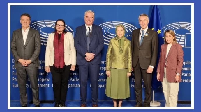 مؤتمر في البرلمان الأوروبي تضامناً مع الشعب الإيراني من أجل السلام والأمن العالميين عقد يوم الأربعاء 10 ديسمبر مؤتمر في البرلمان الأوروبي بحضور السيدة مريم رجوي، الرئيسة المنتخبة للمقاومة، التي ألقت كلمة ومشاركة نواب من البرلمان الأوروبي وشخصيات سياسية.