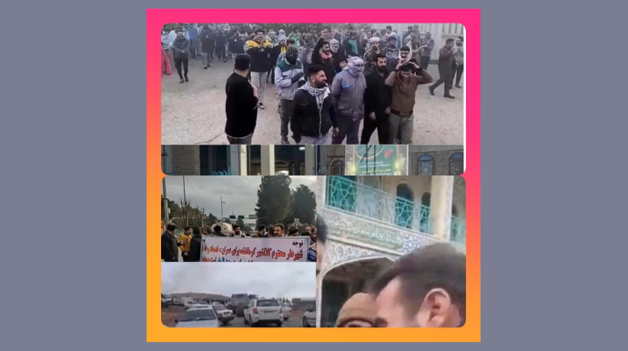 مظاهرات عمالية وشرائح مختلفة في ايران شهدت طهران يوم الأربعاء العاشر من ديسمبر، تجمعًا احتجاجيًا شارك فيه موظفو منظمة الرعاية الاجتماعية، وآلاف من عمّال المقاولات في صناعات النفط والغاز، إضافة إلى القوى العاملة في الشركات المتعاقدة مع مؤسسة الكهرباء ، وذلك أمام مبنى البرلمان.