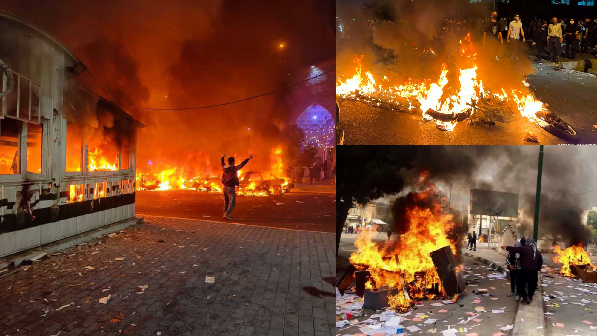 اليوم السادس عشر للانتفاضة الإيرانية: كرّ وفرّ في طهران وكرمانشاه، سيطرة شعبية في أصفهان، وضرب مراكز القمع من قوتشان إلى بابُل نقلاً عن بيان المجلس الوطني للمقاومة الإيرانية أفاد المجلس الوطني للمقاومة الإيرانية، في بيان له، بأن اليوم السادس عشر من الانتفاضة الوطنية شهد تصعيداً نوعياً في مختلف المدن الإيرانية،