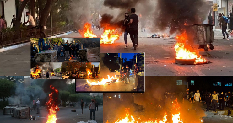  آخر تطورات الثورة الإیرانیة الدیمقراطیة المبارکة ۱. أعلنت الهيئة الاجتماعية لمنظمة مجاهدي خلق داخل البلاد أنّ قوات النظام ما زالت في حالة تأهّب بنسبة 100%. ففي طهران وحدها ينتشر 52 ألف عنصر قمعي، بمن فيهم 24 ألفًا من الحرس والبسيج، و21 ألفًا من قوى الأمن الداخلي، وألفا عنصر من الجيش الخاضع لأوامر خامنئي، إضافة إلى 5 آلاف من القوات الوكيلة، ولا سيّما عناصر الحشد الشعبي العراقي، للسيطرة على الأوضاع.